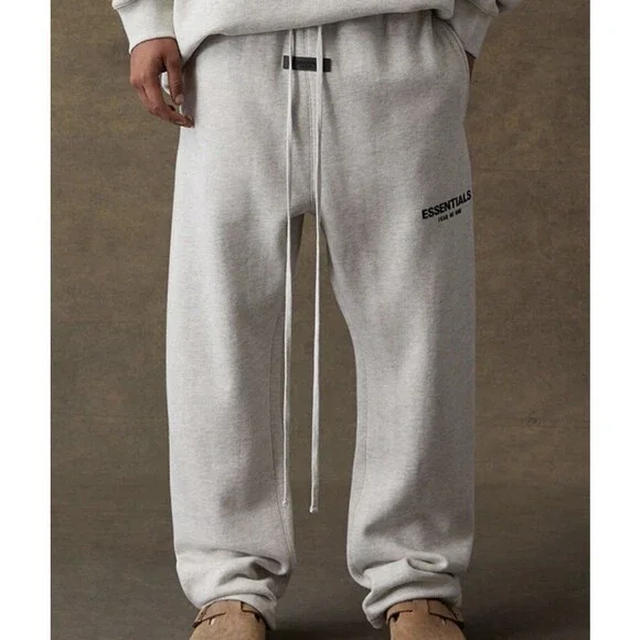 NWT Fear Of God Light Oatmeal Sweatpants Size M (relaxed) - Picture 4 of 5